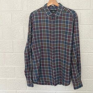 Rodd & Gunn Men’s Striped Cotton Long Sleeve Dress Shirt - Men’s XL